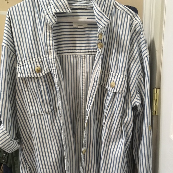 American eagle striped jacket oversized look - Picture 1 of 7